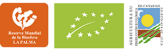 CRAE certificado · BIO Certificado EU · Certificado de la Reserva Mundial de la Biosfera de La Palma